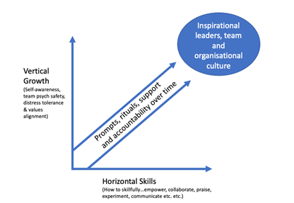 vertical versus horizontal development of leadership